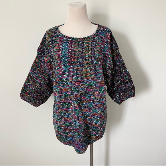 Vintage Sweaters - 064 - Vintage C.S.T Studio Chenille Knit Sweater Top 22